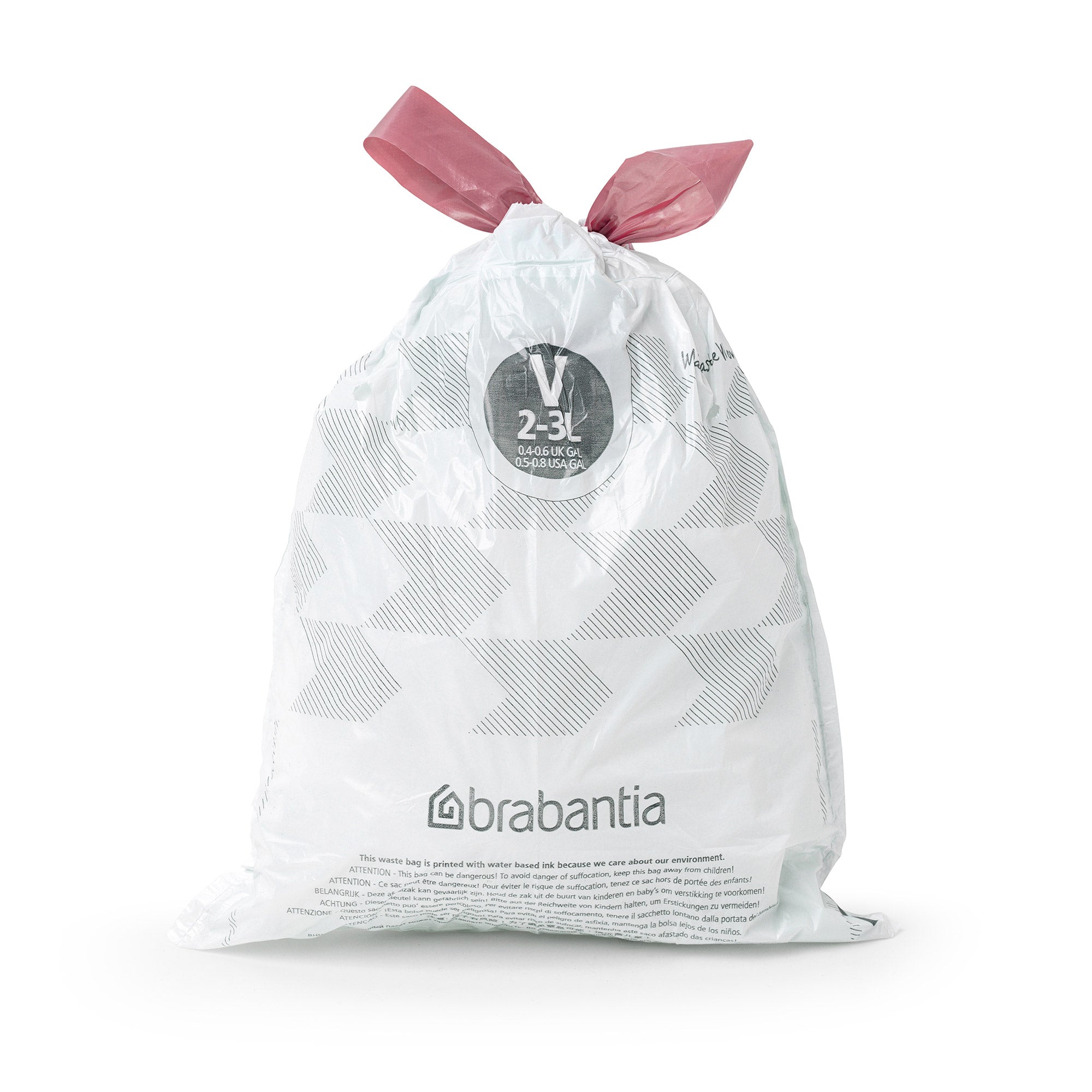 Brabantia Bin Liner Code V (2-3 Litre nICON) 40 Bags Dispenser Pack