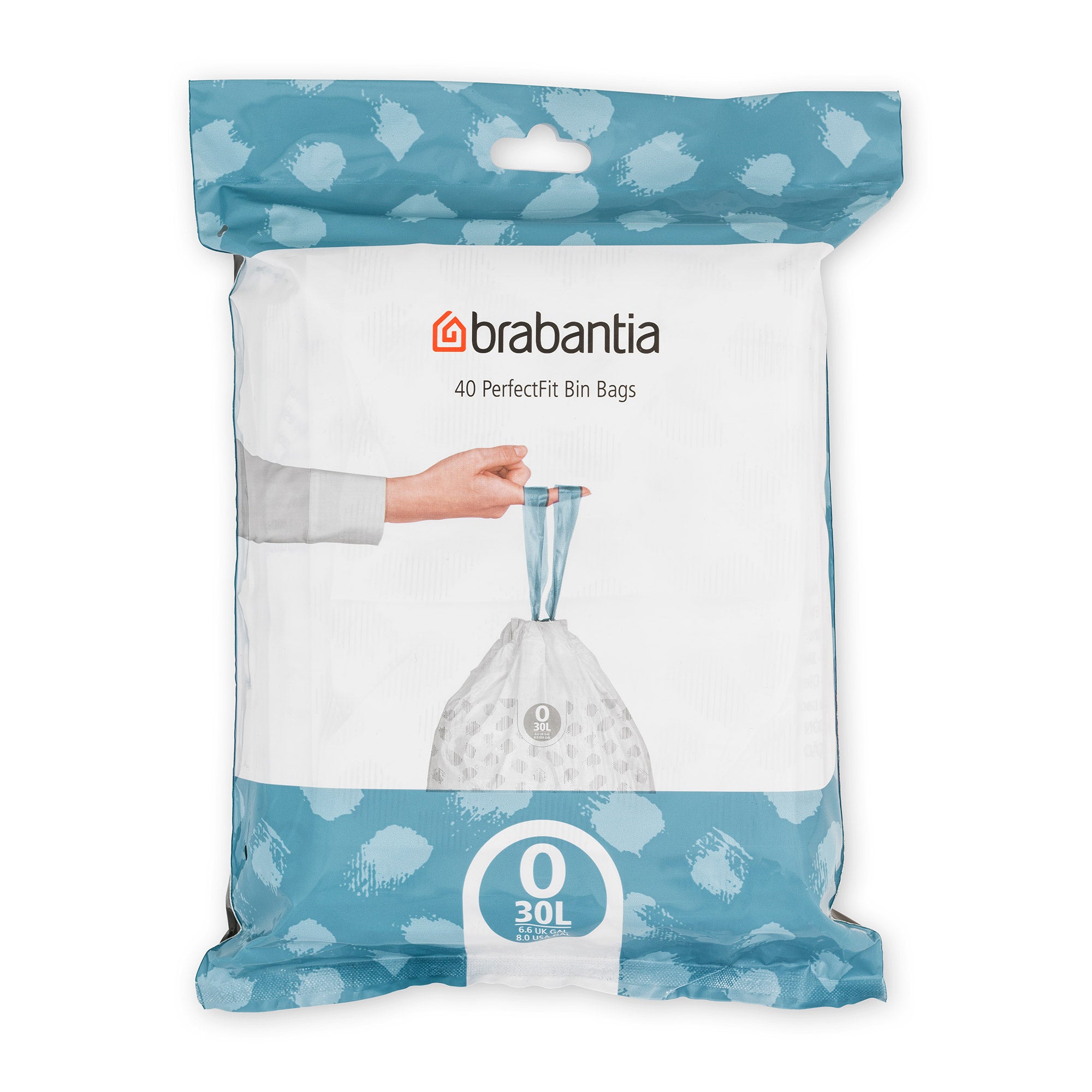 Brabantia Bin Liner Code O 30L (BO) 40 Bags Dispenser Pack