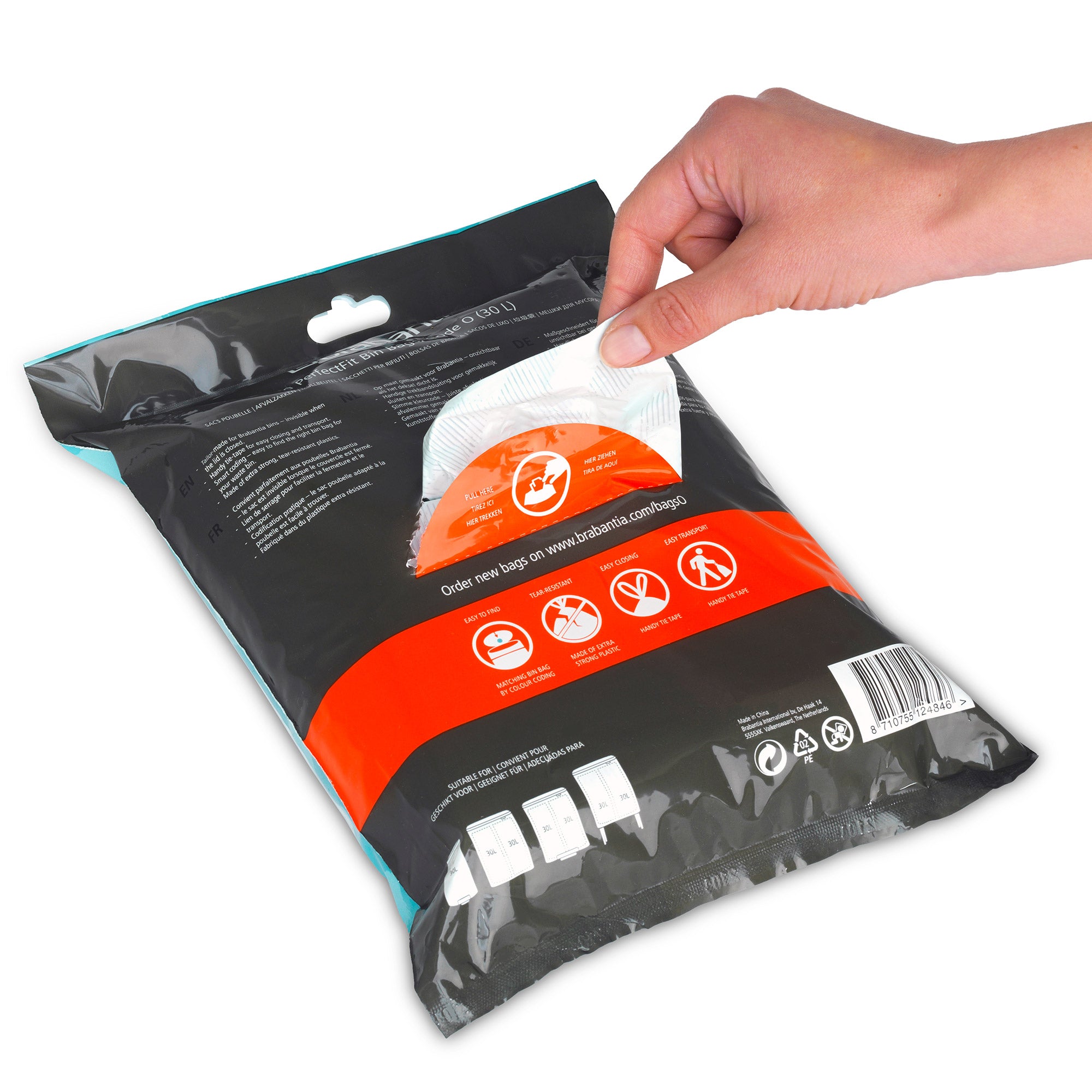 Brabantia Bin Liner Code O 30L (BO) 40 Bags Dispenser Pack