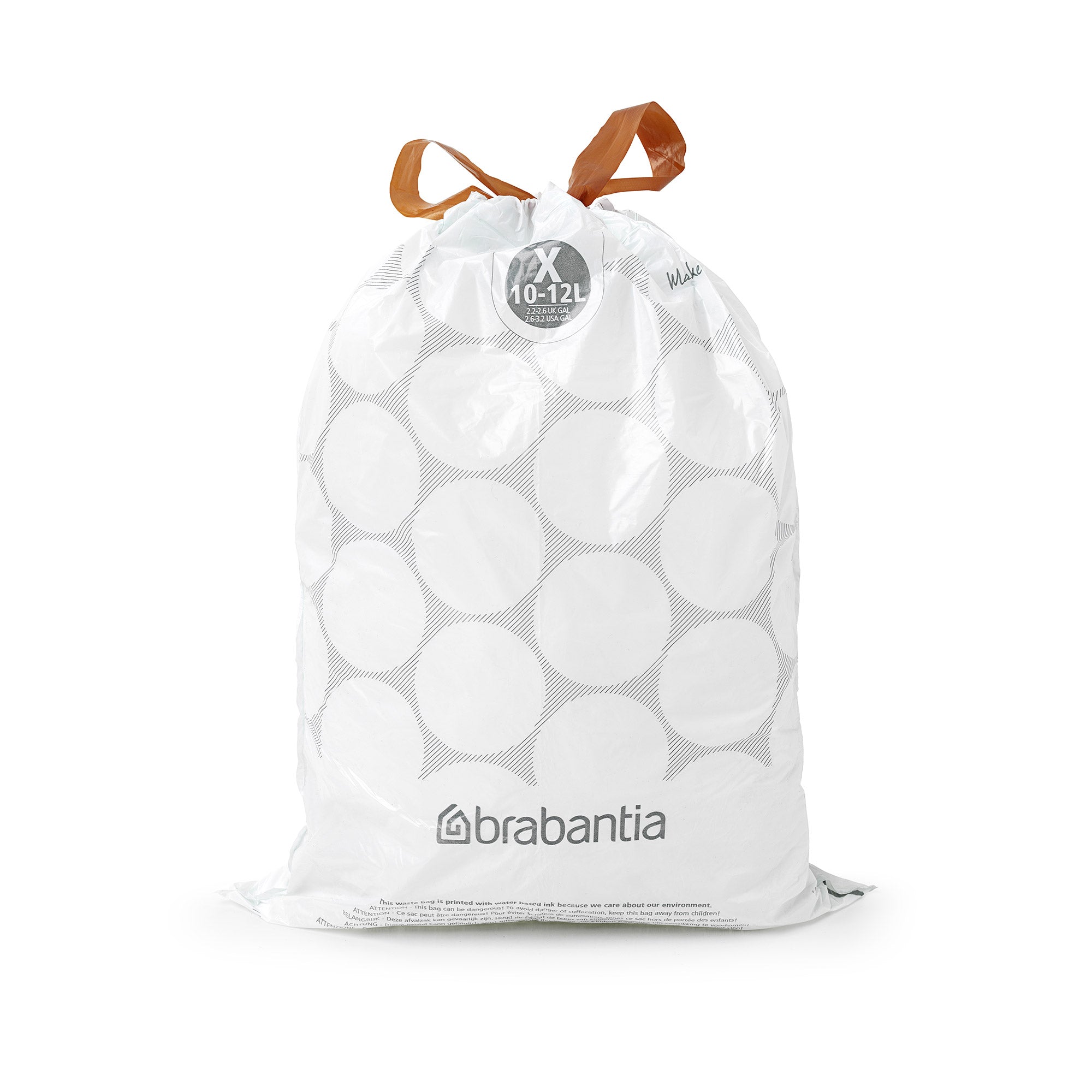Brabantia Bin Liner Code X 10-12L (BO/ICON) 40 Bags Dispenser Pack
