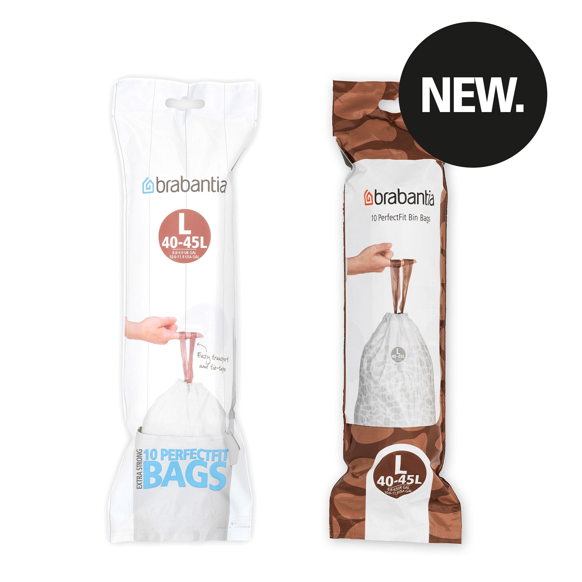 Brabantia Bin Liner Code L (Flatback ) 10 Bags/Roll