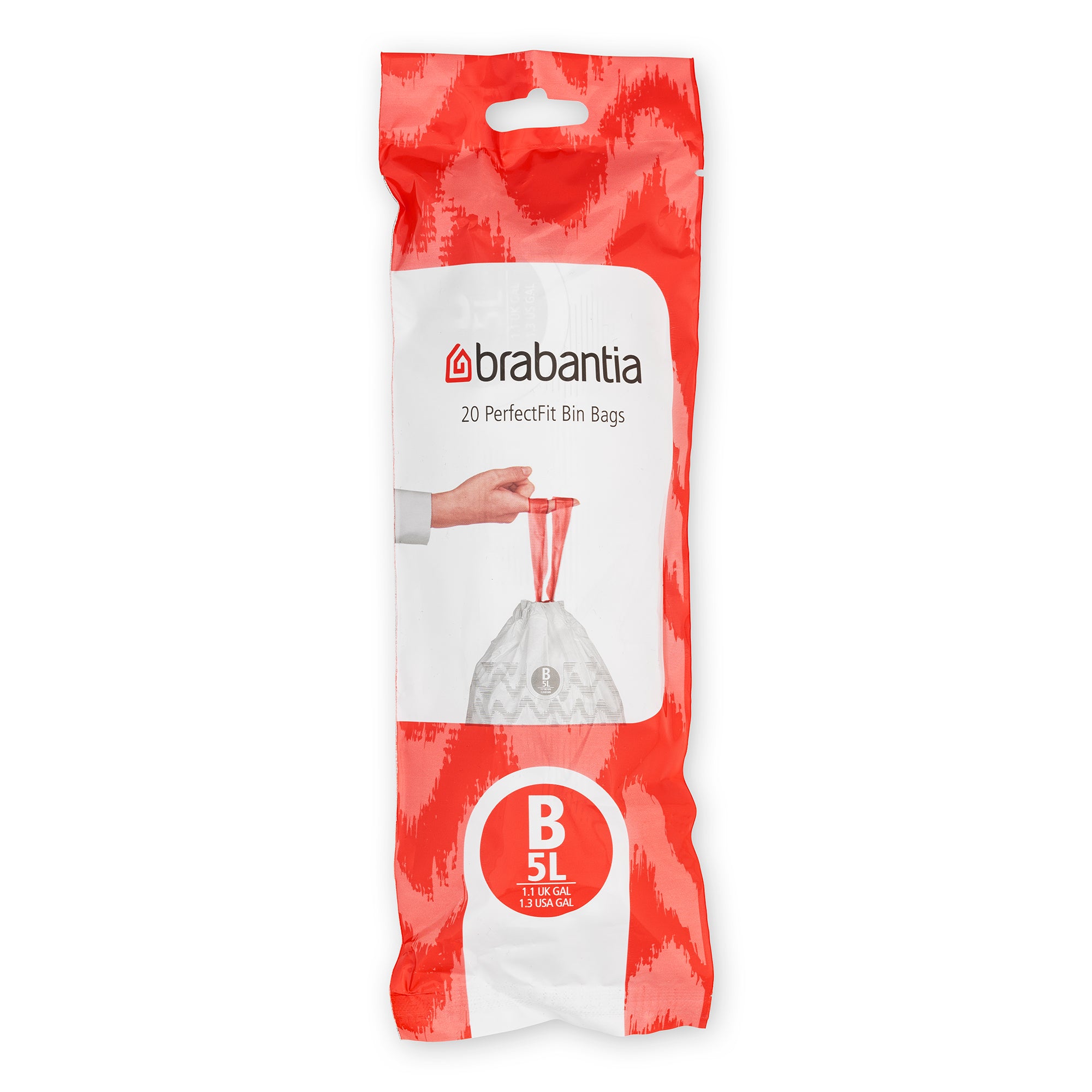 Brabantia Bin Liner Code B (5 Litre) 20 Bags/Roll
