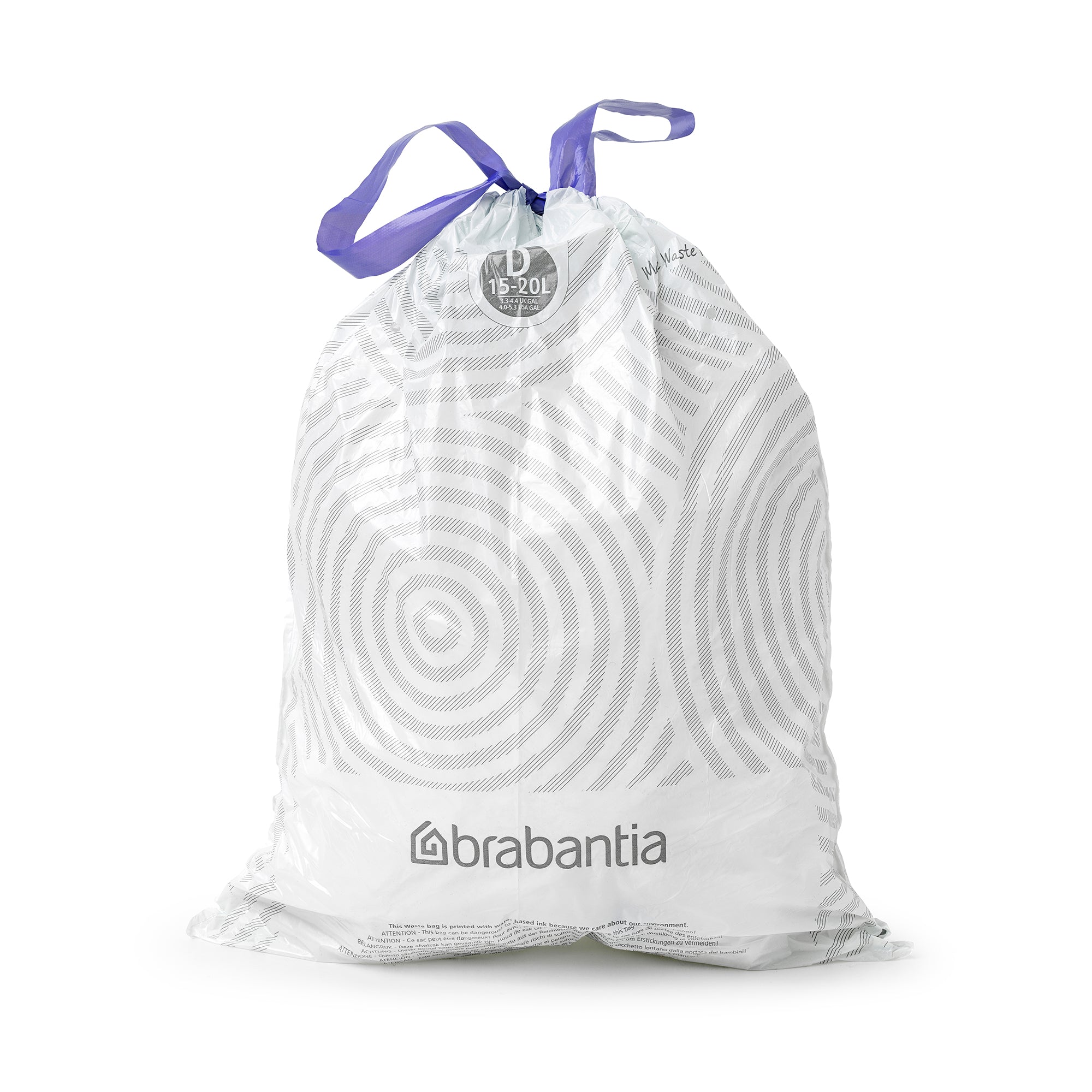 Brabantia Bin Liner Code D (15/20 Litre) 20 Bags/Roll