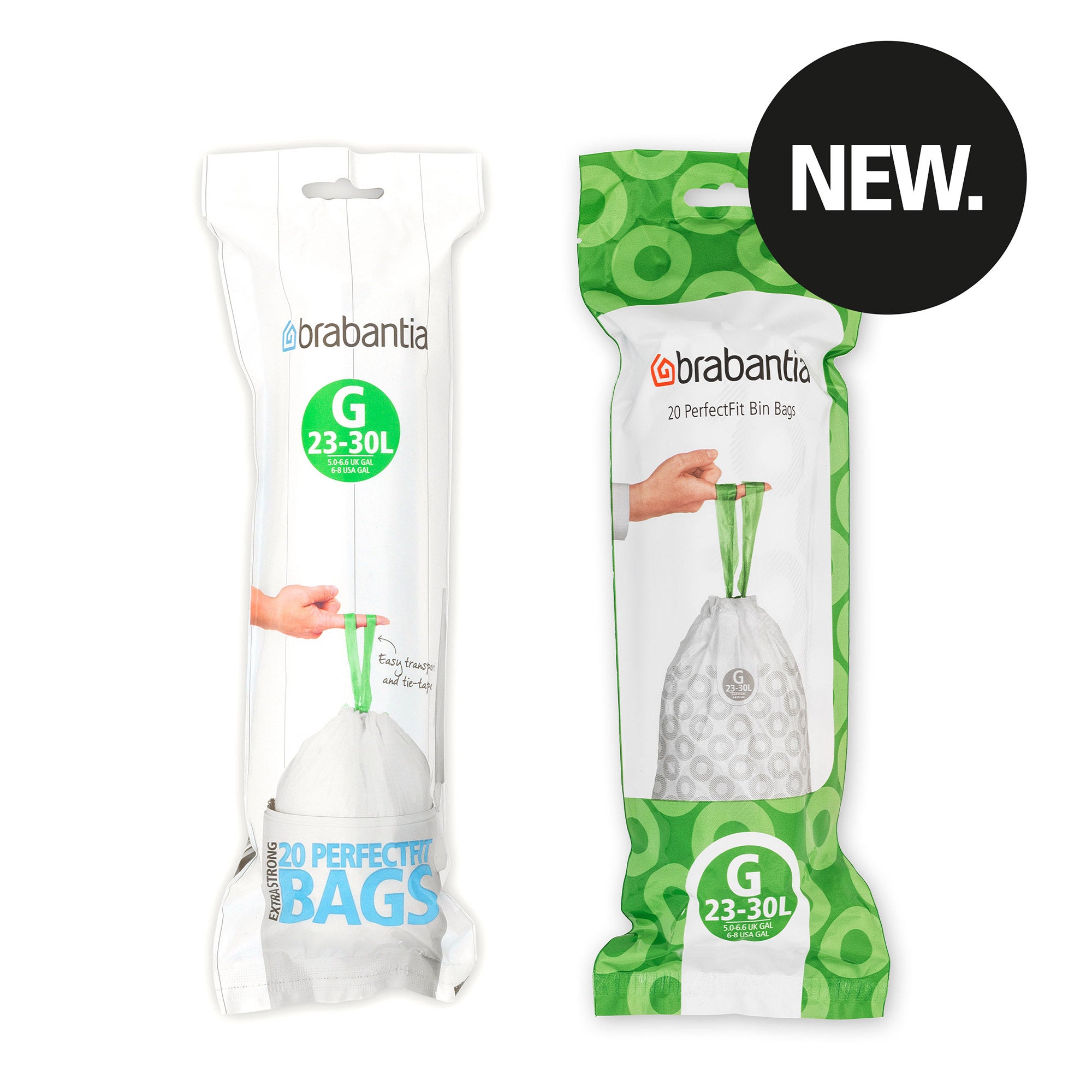 Brabantia Bin Liner Code G (23/30 Litre) 20 Bags/Roll