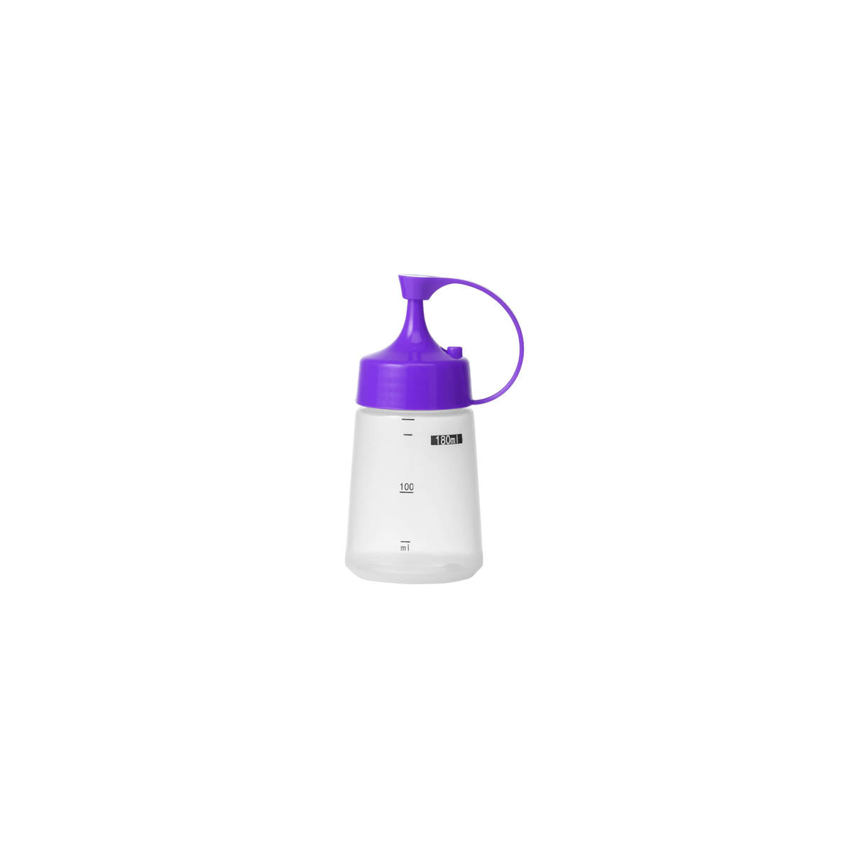 Chef Inox Soft Squeeze Bottle with Purple Cap 180ml