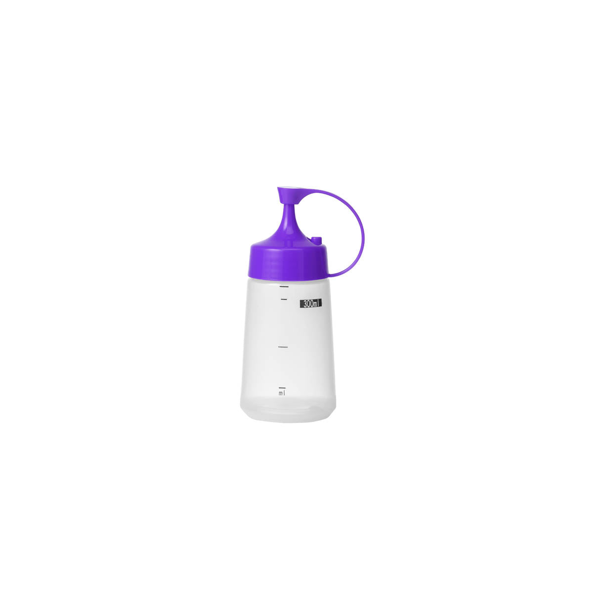 Chef Inox Soft Squeeze Bottle with Purple Cap 300ml