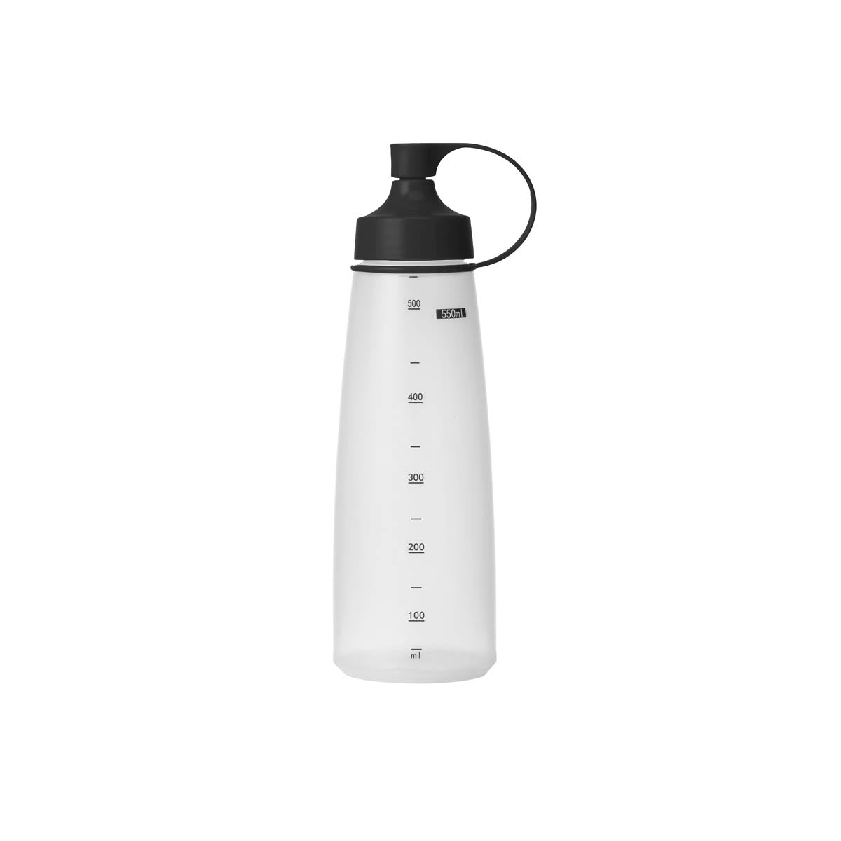 Chef Inox Soft Squeeze Bottle with Black Cap 550ml