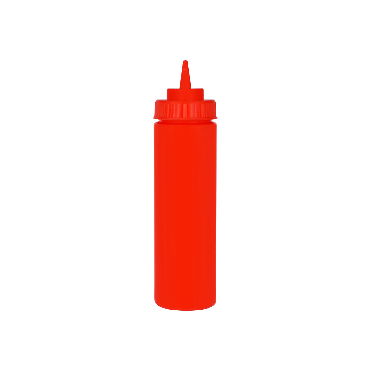 Chef Inox Squeeze Bottle Wide Mouth Red 720ml
