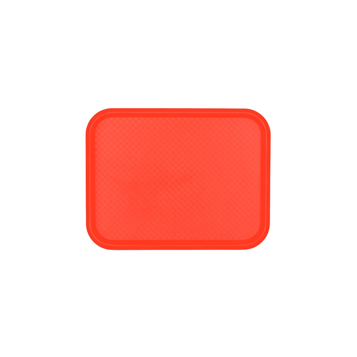 Chef Inox Fast Food Tray Red 275x350mm