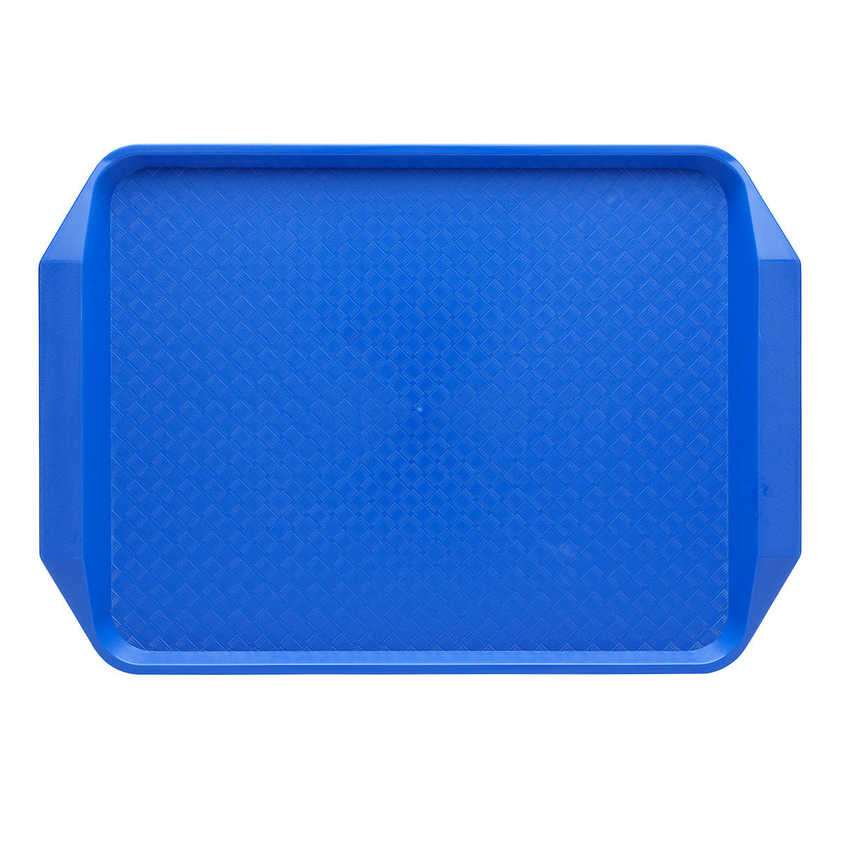 Chef Inox Rectangular Fast Food Tray PP 425x300mm Blue