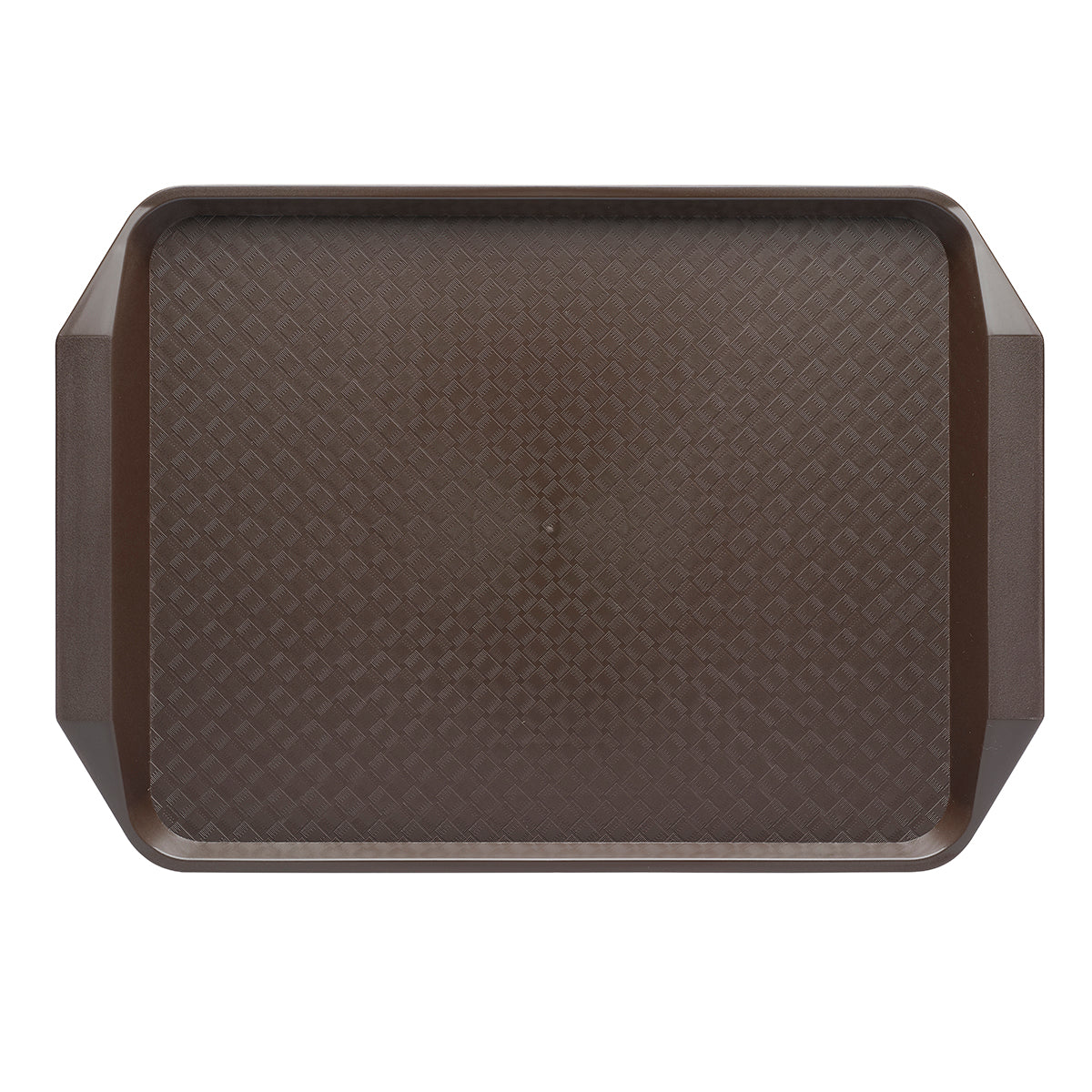 Chef Inox Rectangular Fast Food Tray PP 425x300mm Brown