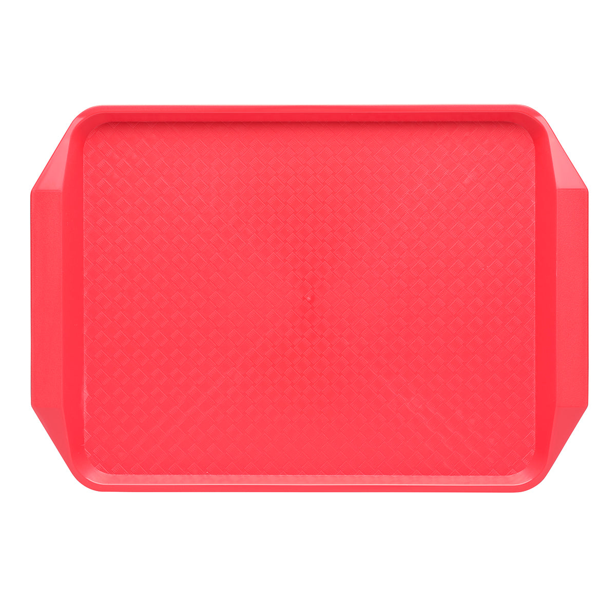Chef Inox Rectangular Fast Food Tray PP 425x300mm Red