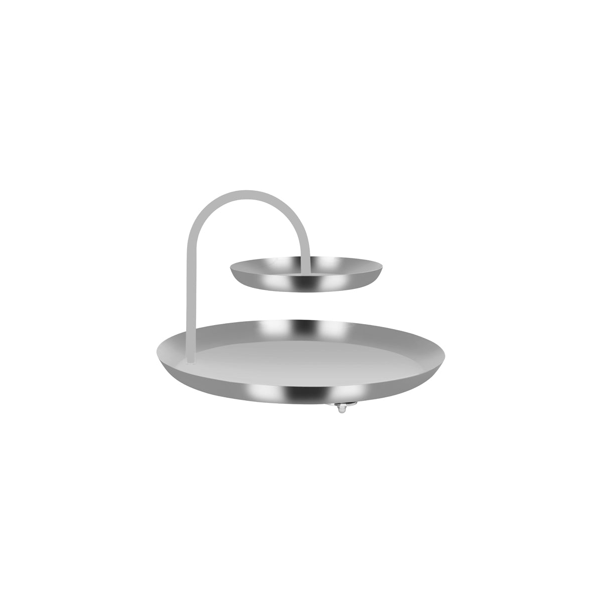 Chef Inox Round Seafood Stand 2-Tier Stainless Steel & Iron 365x255mm