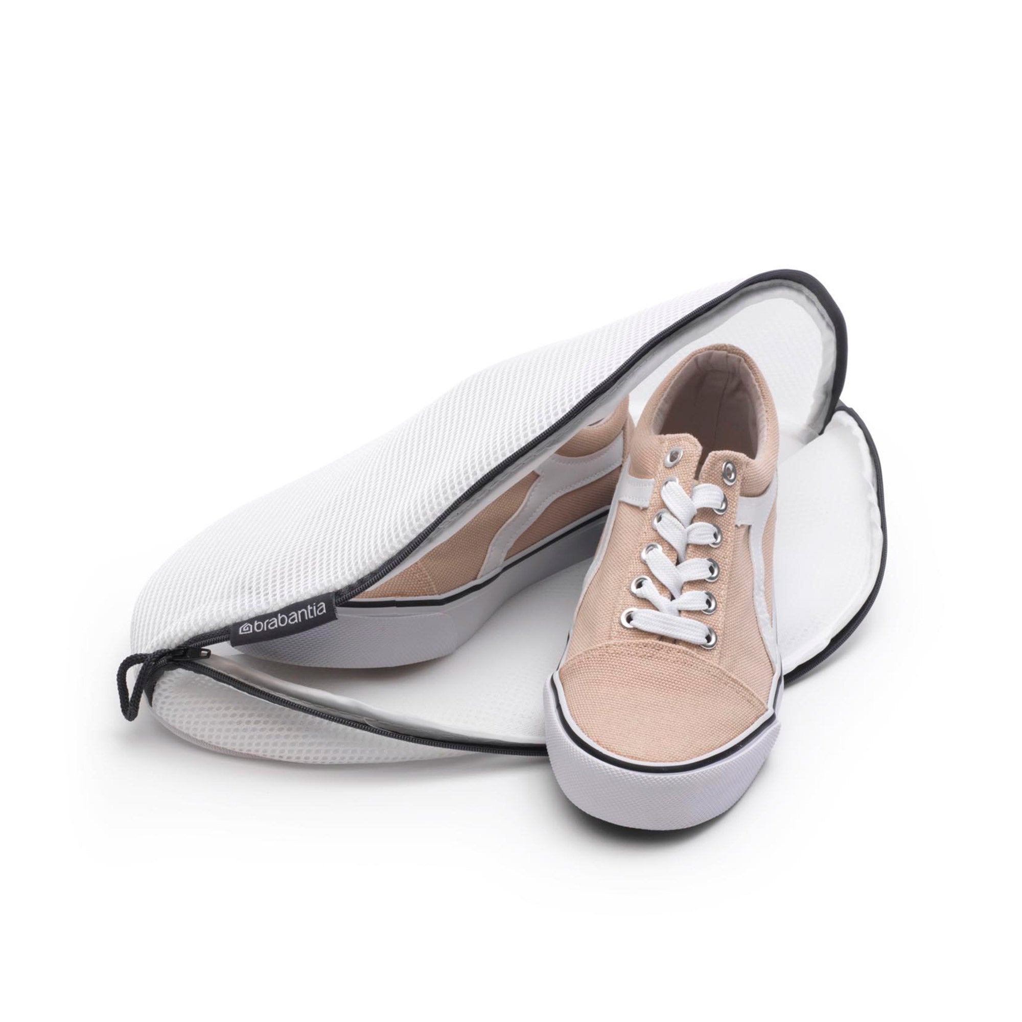 Brabantia Sneaker Wash Bag - White w/ Grey Zipper