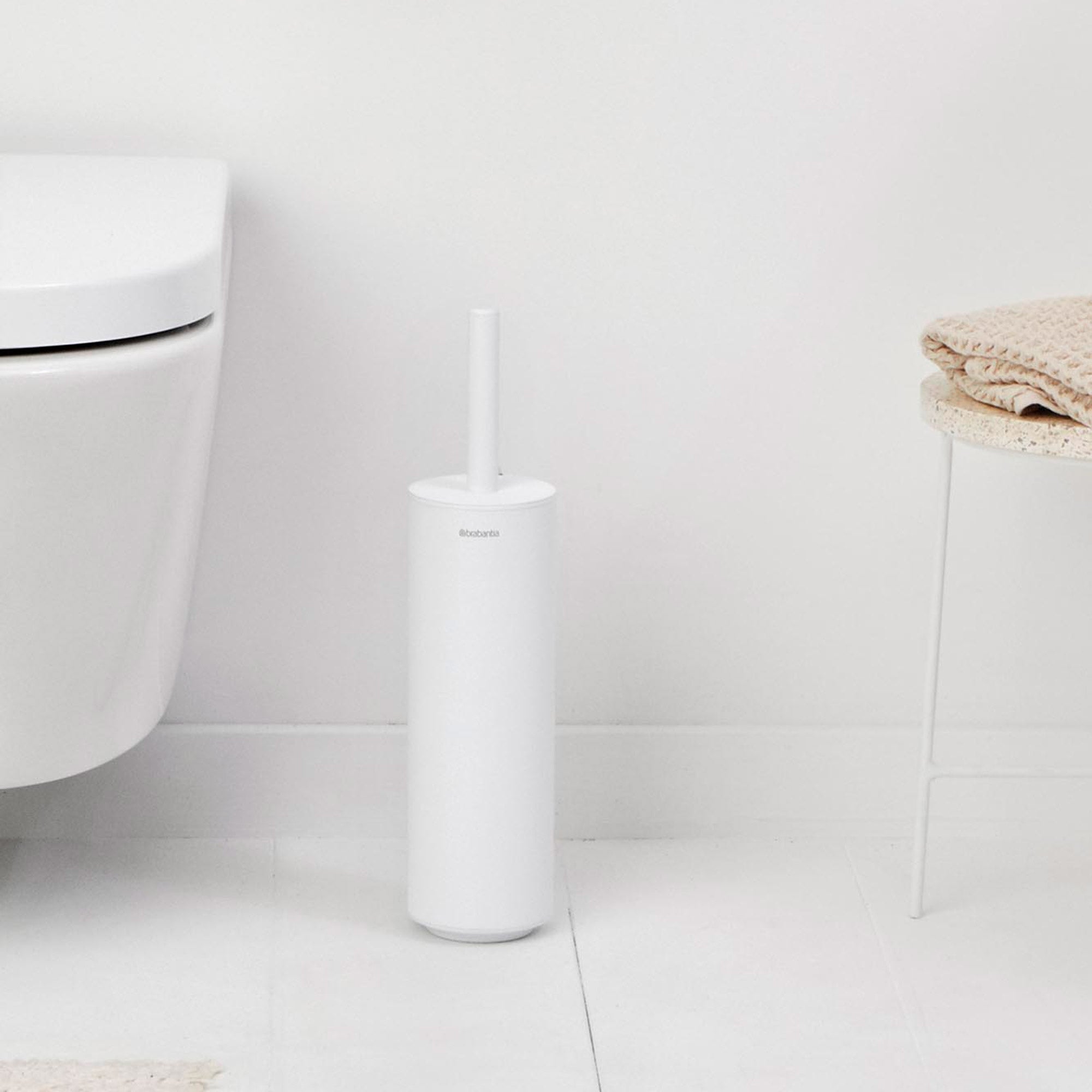 Brabantia Mindset Toilet Brush & Holder - Mineral Fresh White