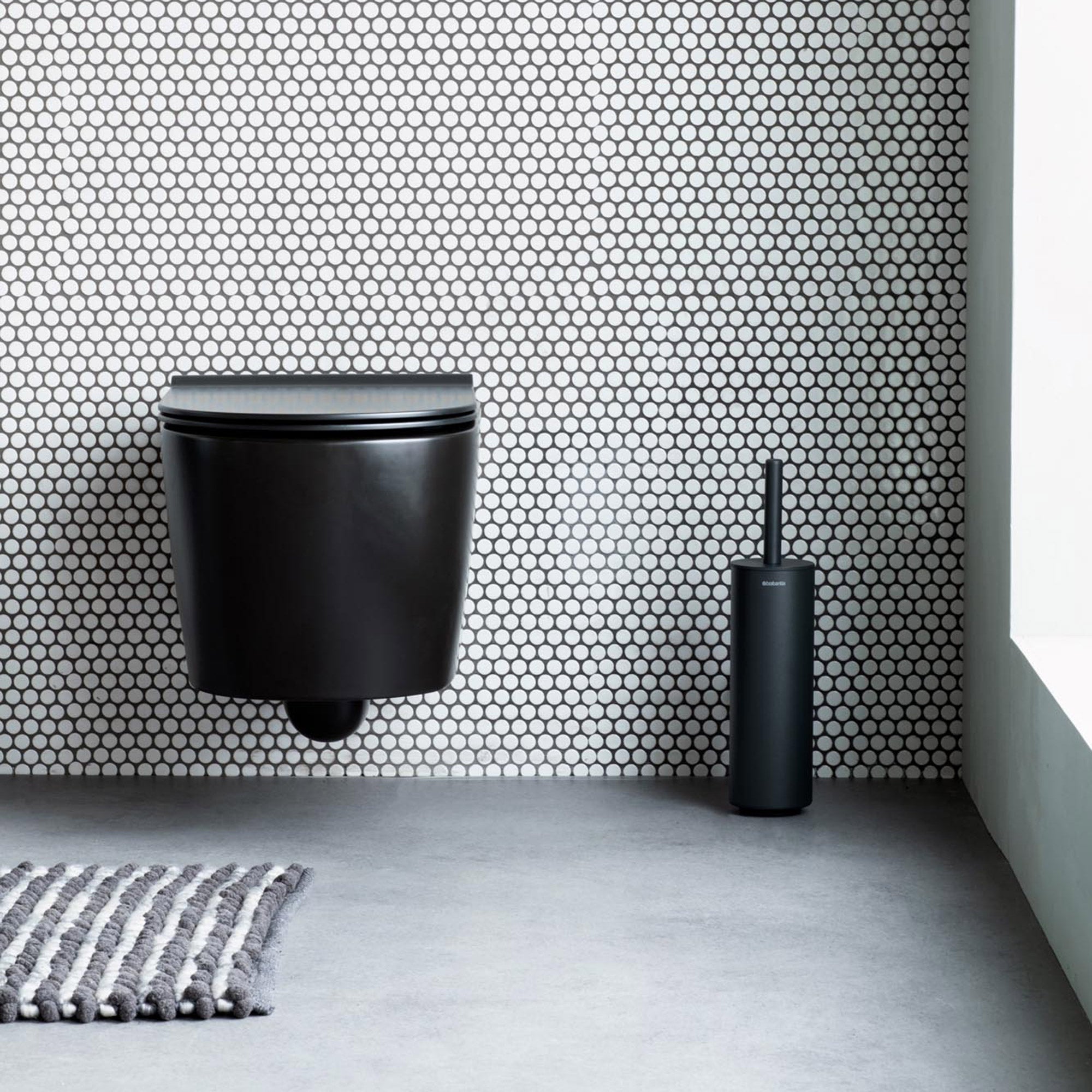 Brabantia Mindset Toilet Brush & Holder - Mineral Infinite Grey