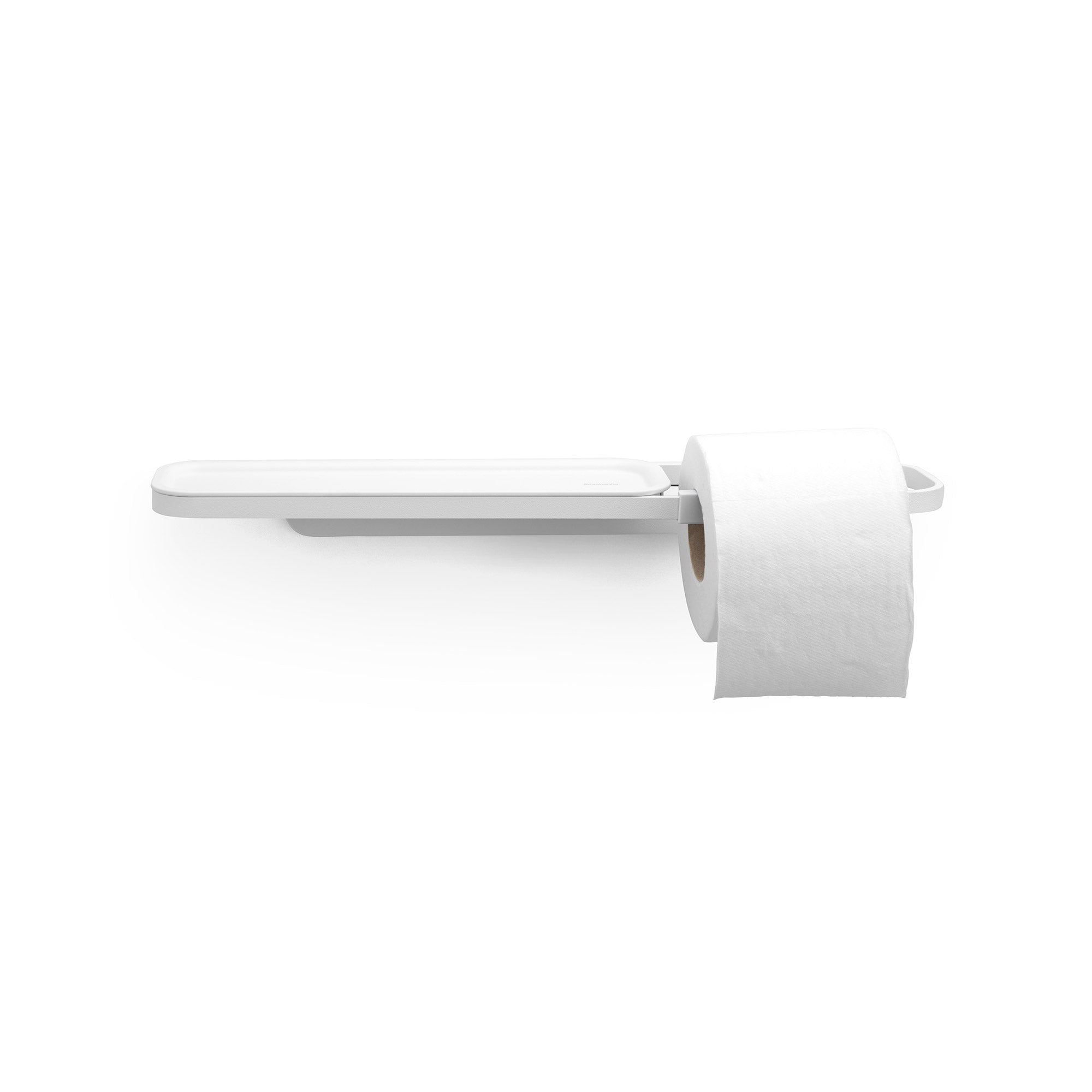 Brabantia Mindset Toilet Roll Holder w/ Shelf Mineral Fresh White