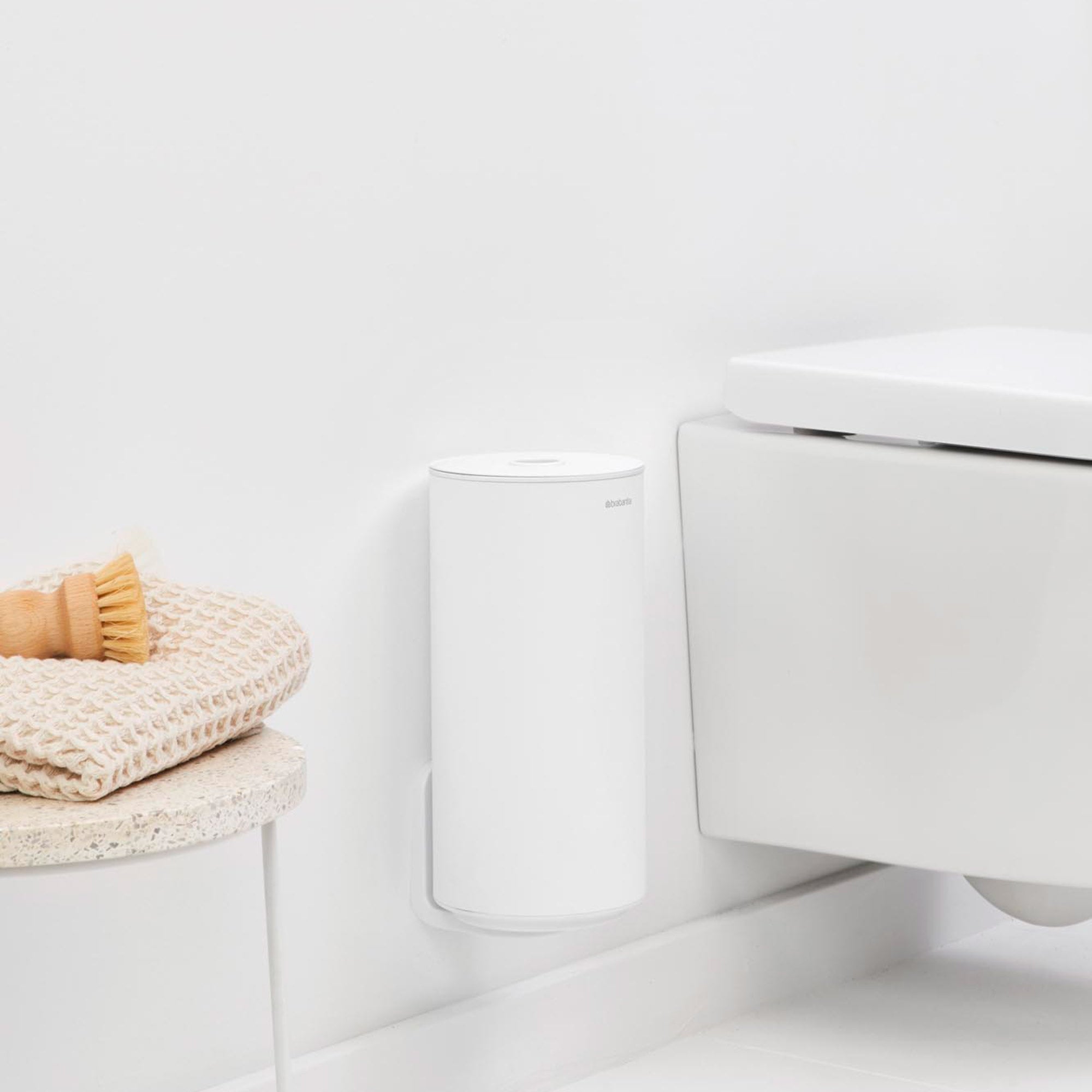 Brabantia Mindset Toilet Roll Dispenser - Mineral Fresh White