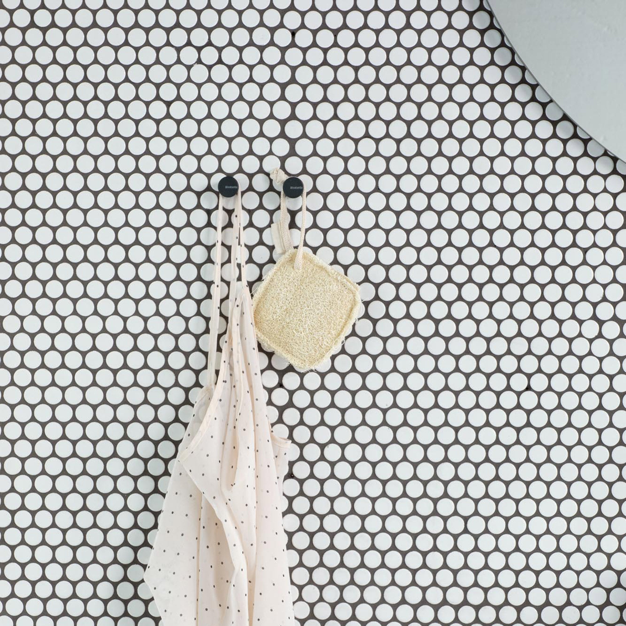 Brabantia Mindset Towel Hooks Set of 2 Mineral Infinite Grey