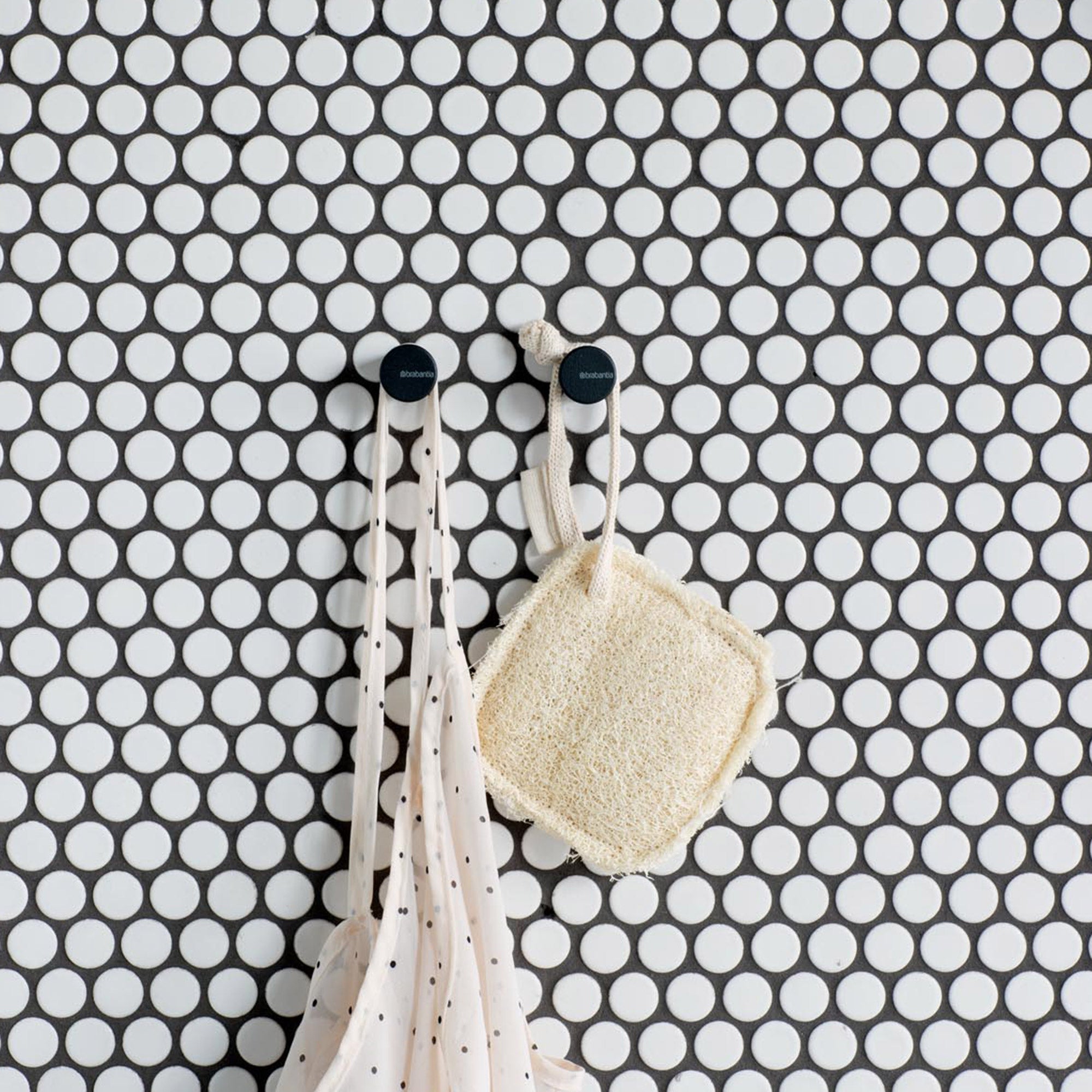 Brabantia Mindset Towel Hooks Set of 2 Mineral Infinite Grey