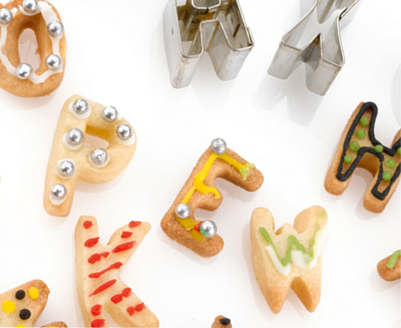 MasterCraft Alphabet Cookie Cutter Set of 26 with Storage Tin