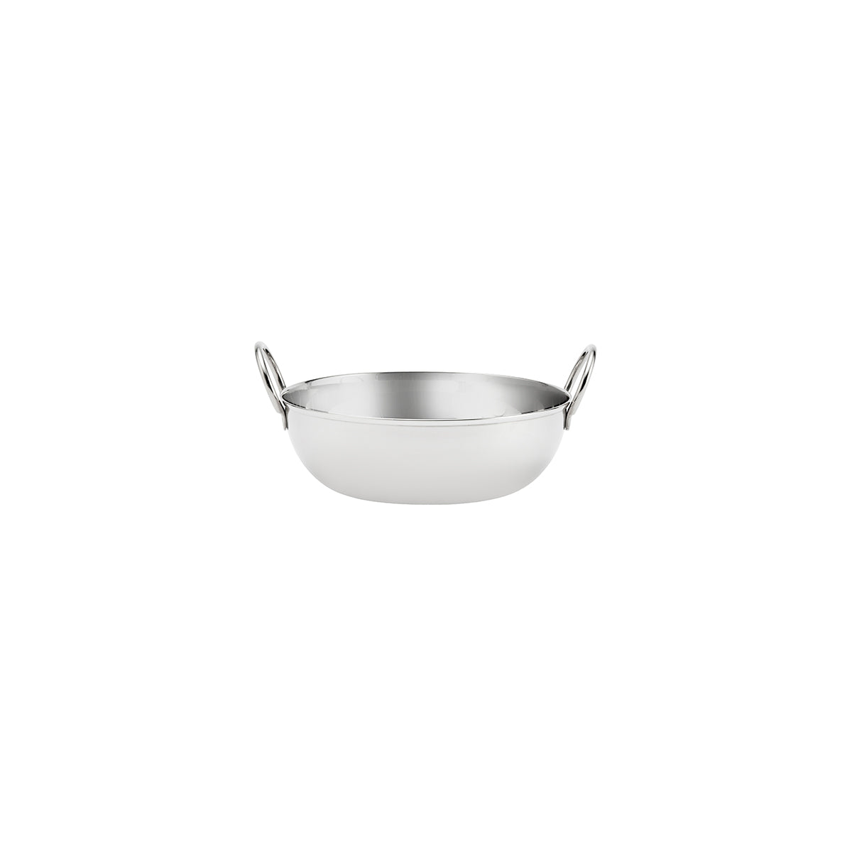 Chef Inox Kadai Bowl with Handles Stainless Steel 160x55mm