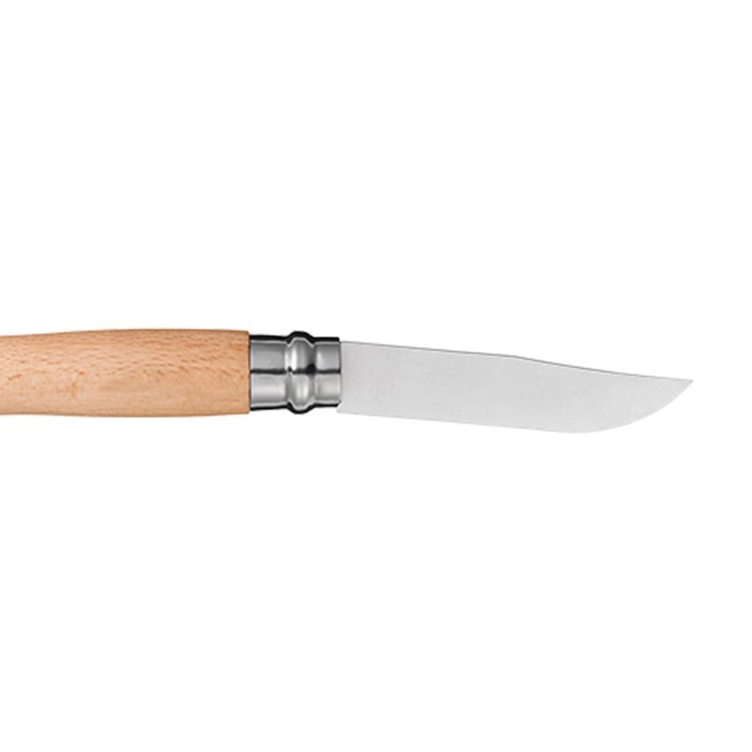 Opinel No.08 Stainless Steel Folding Knife Beech