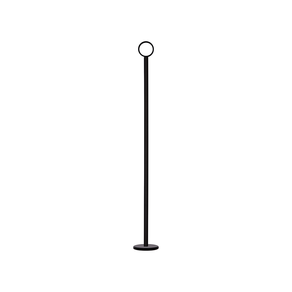 Chef Inox Ring Table Number Stand Matt Black 450mm