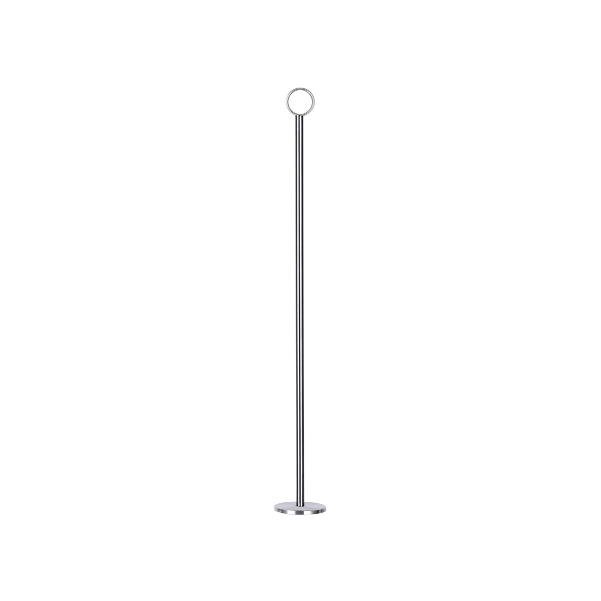 Chef Inox Ring Table Number Stand Chrome 450mm