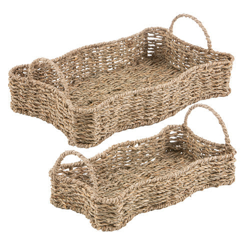 Ladelle Hayman Seagrass Tray Set Of 2