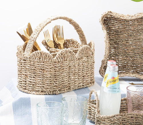 Ladelle Hayman Seagrass Utensil Caddy Holder