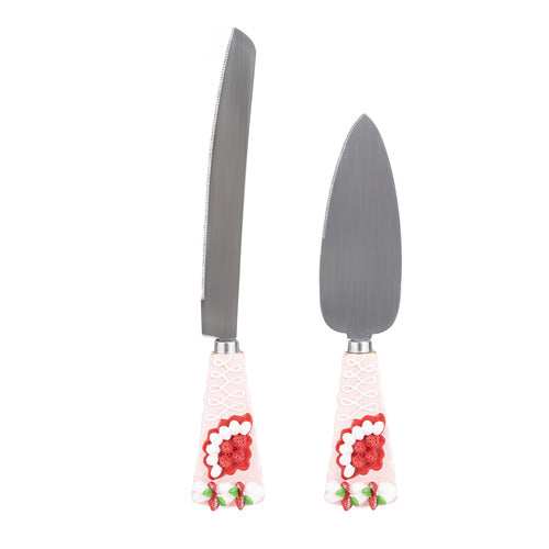Ashdene Sweet Moments Cake Server and Knife Set