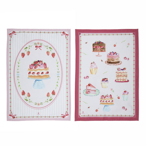 Ashdene Sweet Moments Cake 2pk Kitchen Towel