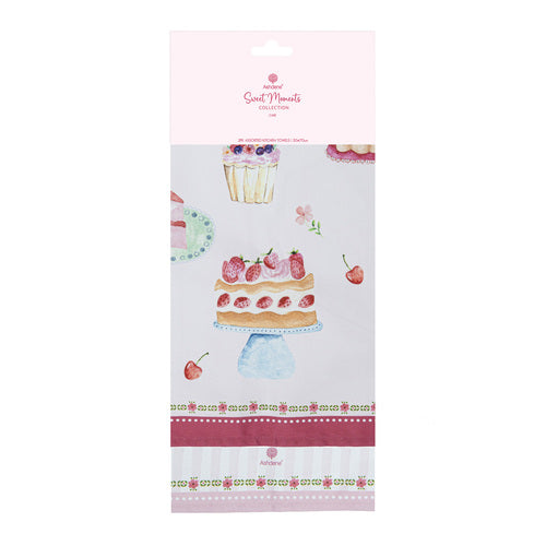 Ashdene Sweet Moments Cake 2pk Kitchen Towel
