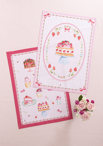 Ashdene Sweet Moments Cake 2pk Kitchen Towel