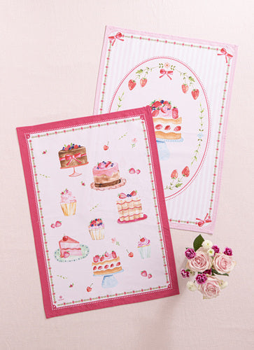 Ashdene Sweet Moments Cake 2pk Kitchen Towel