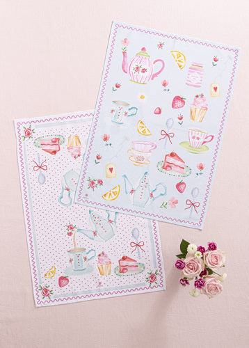 Ashdene Sweet Moments Tea 2pk Kitchen Towel
