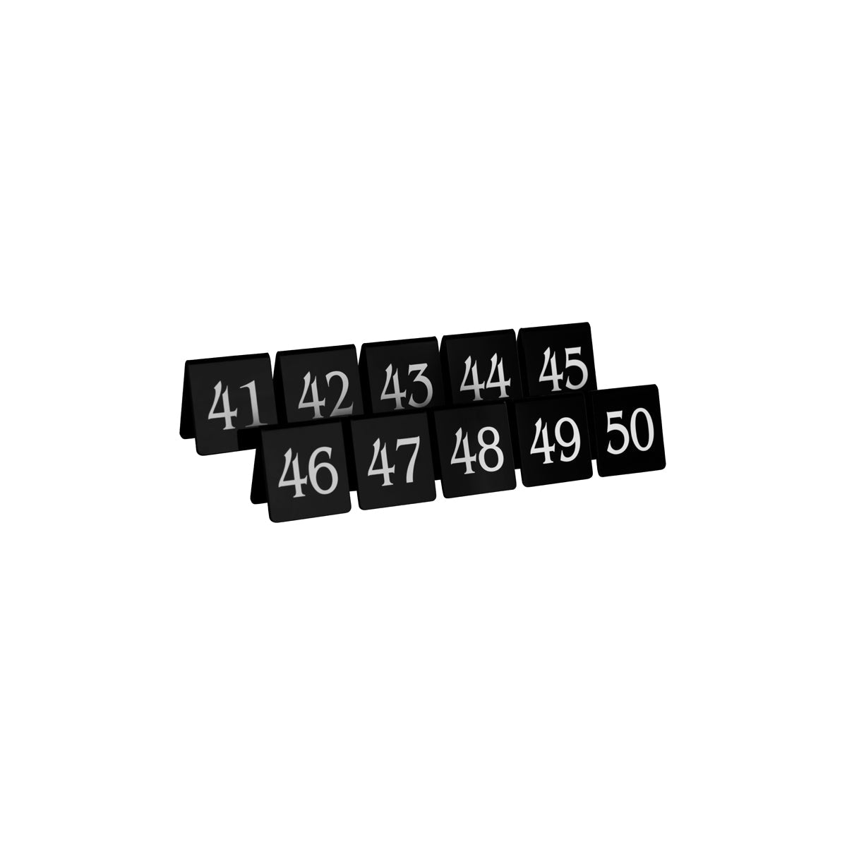 Chef Inox A-Frame Table Number 41-50