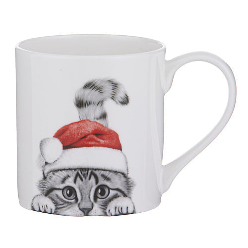 Ashdene Santa Paws Chester the Cat Mug