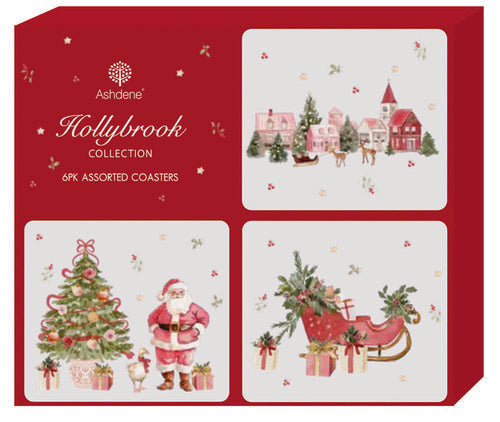 Ashdene Hollybrook 6pk Coaster
