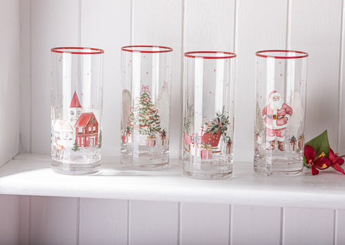 Ashdene Hollybrook Crystal 4pk Highball Tumbler