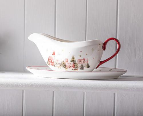 Ashdene Hollybrook Gravy Boat & Saucer