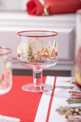 Ashdene Hollybrook 4pk Glass Small Footed Dessert Bowl