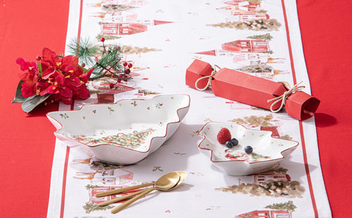 Ashdene Hollybrook 2pk Tree Platter