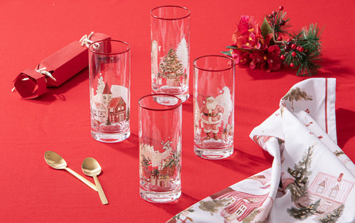 Ashdene Hollybrook Crystal 4pk Highball Tumbler