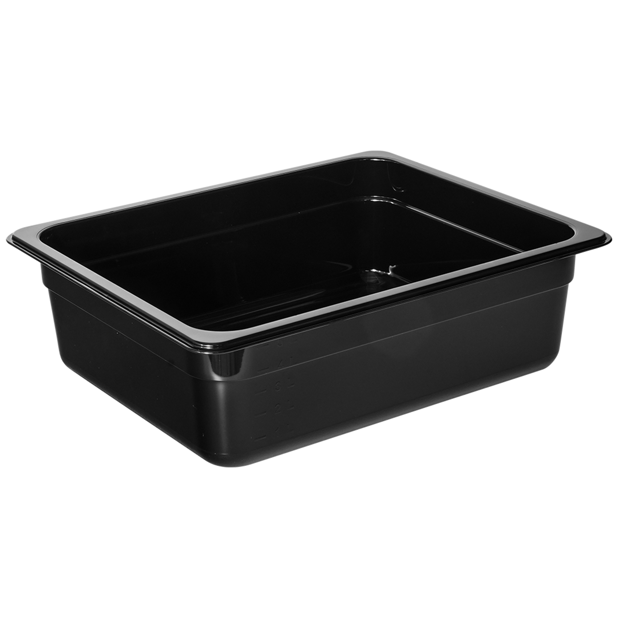 KH Classik Chef 1/2 x 100mm Gn Food Pan Black Pc