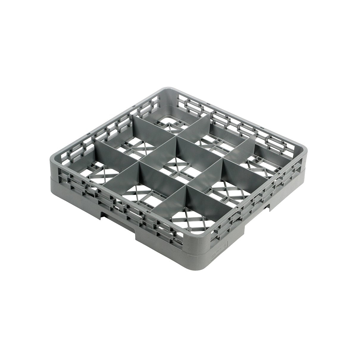 Unica Glass Rack 9 Compartment 500x500x100mm