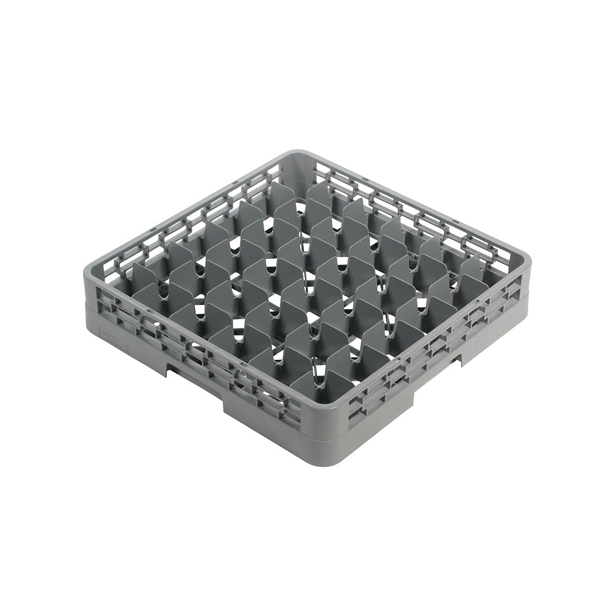 Unica Glass Rack 36 Compartment 500x500x100mm