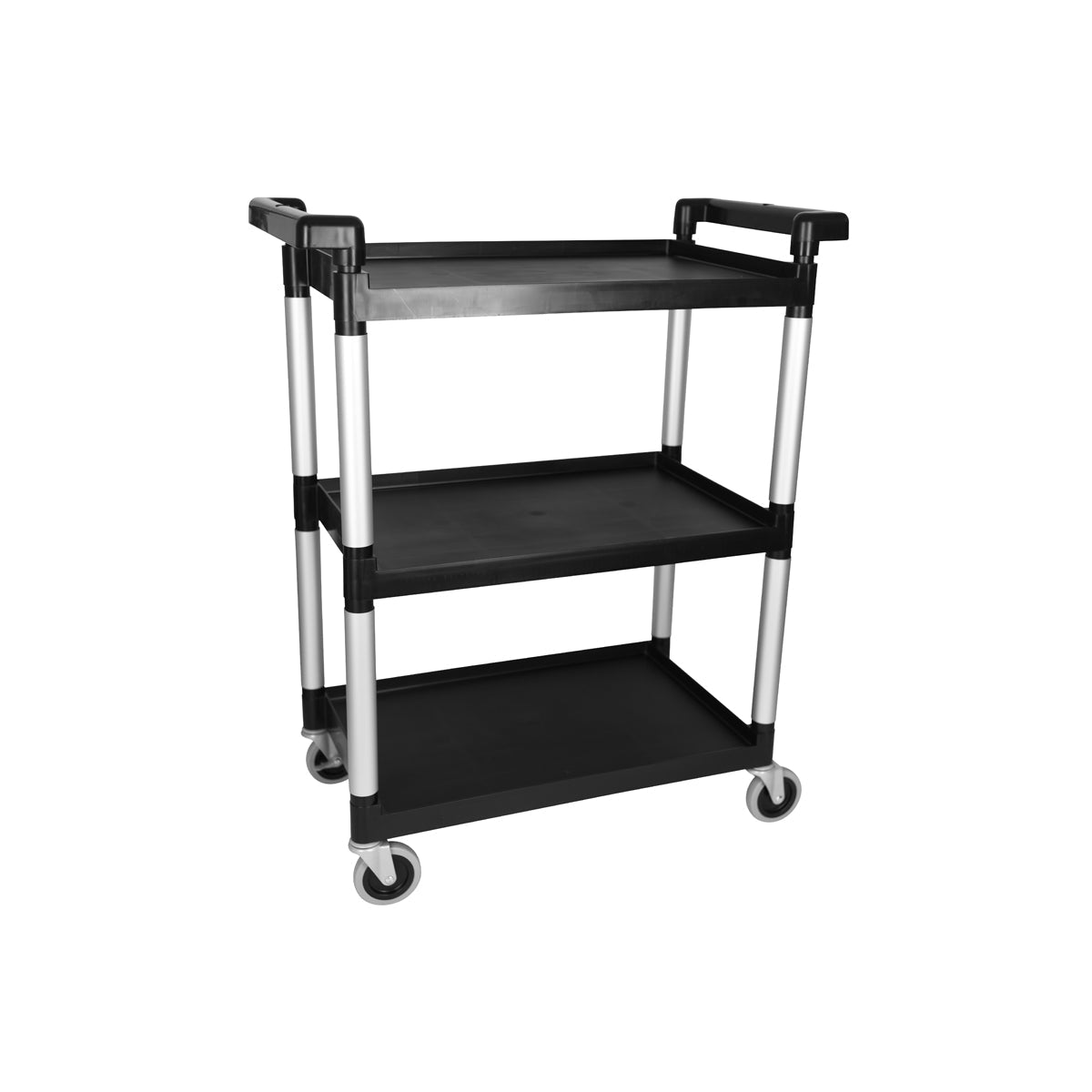 Unica Trolley Black 3 Tier 710x420x900mm