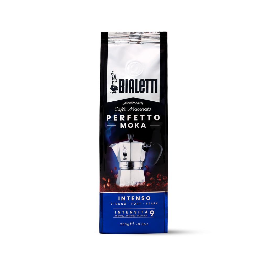 Bialetti Perfetto Moka Intenso Ground Coffee – 250 g